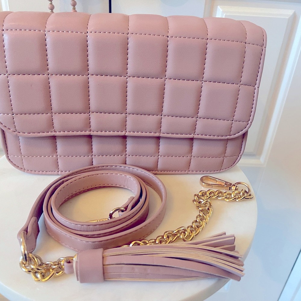 Quilted Pink Crossbody - Like Dreams Brand